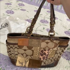 Coach patchwork purse